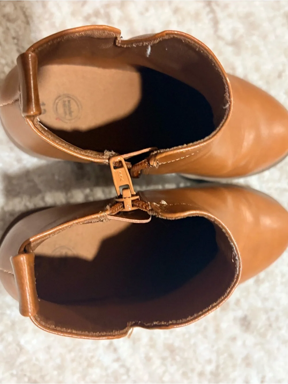 Kids Tan Classic Ankle Boots - Brown